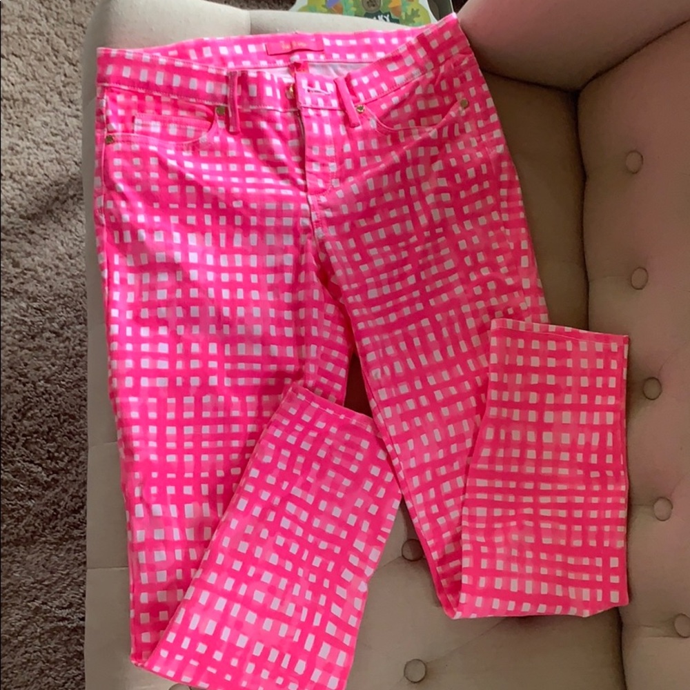 NWT Lilly Pulitzer south ocean skinny crop